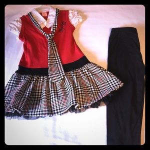 Girls 2 piece set Copper Key - size 6